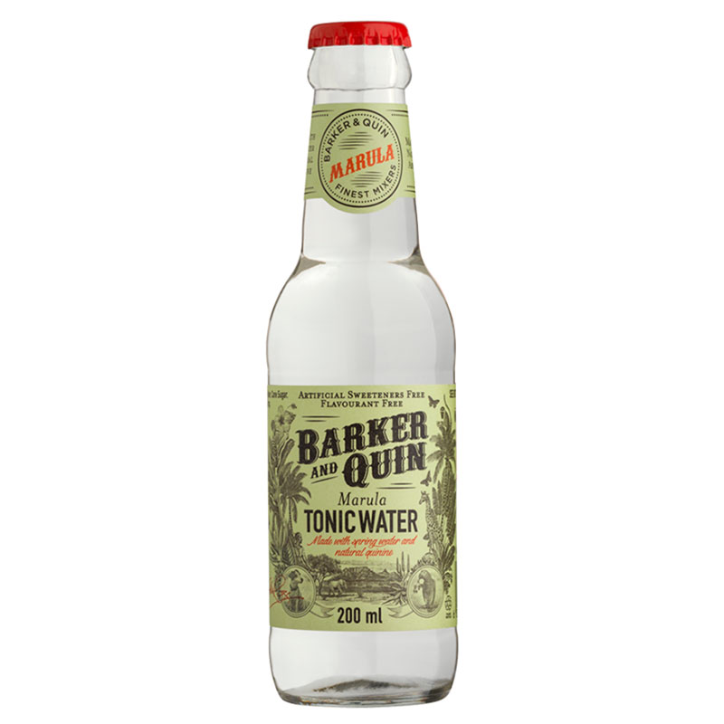Barker & Quin – Marula, Pack of 4 Glass Bottles, 200ml