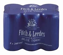 Fitch & Leedes – Blue Tonic, Pack of 6 Cans, 200ml