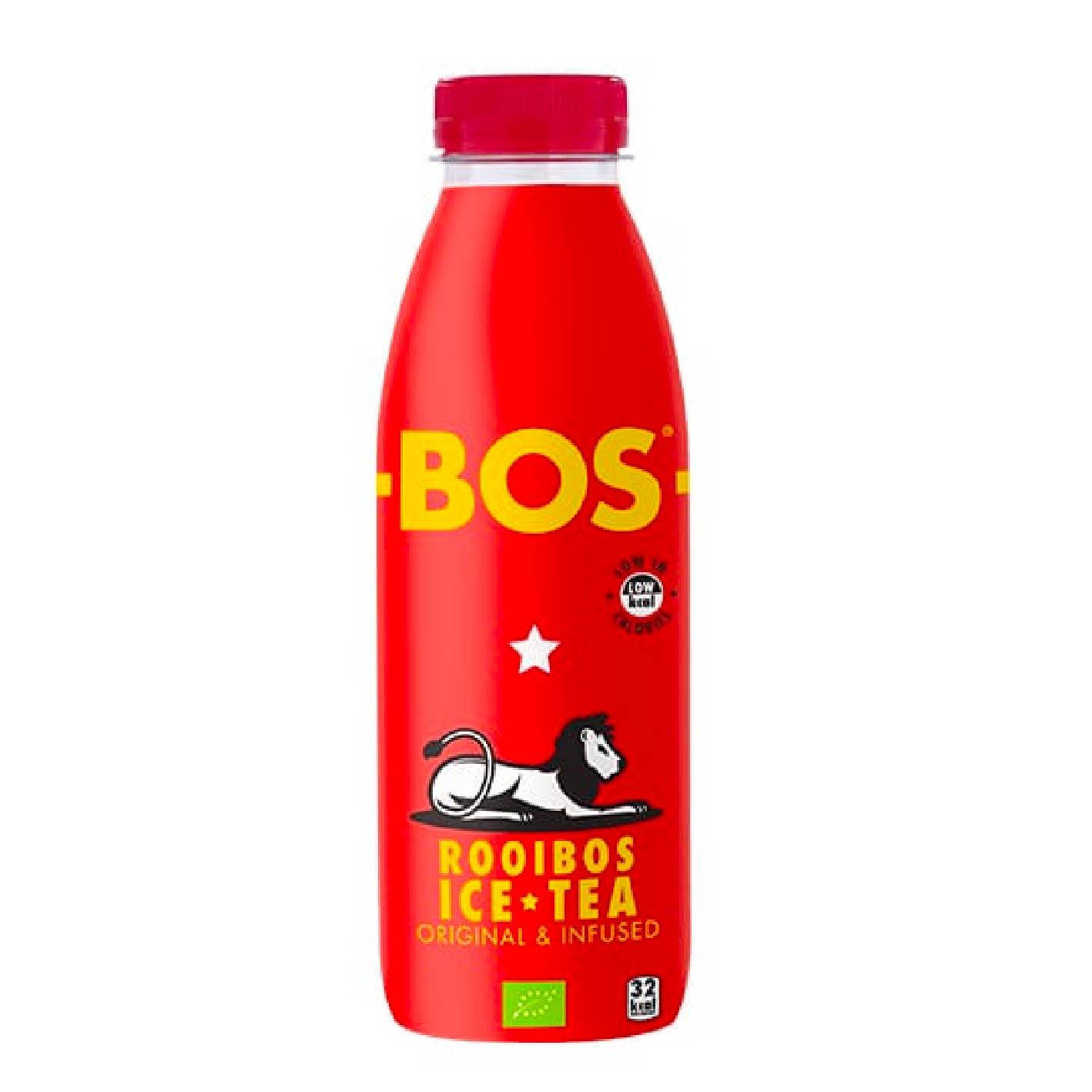 BOS Bio Ice Tea – Original, Pack of 6 PET Bottles, 500ml