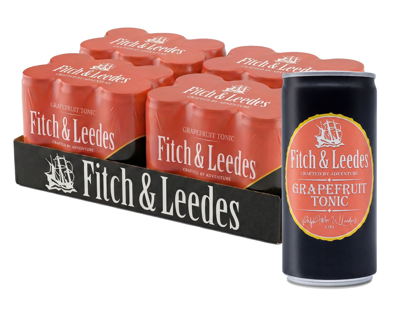 Fitch & Leedes – Grapefruit Tonic – 6er Pack Dosen- 200ml