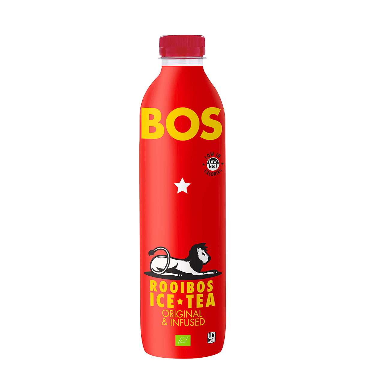 BOS Bio Ice Tea – Original, Pack of 6 PET Bottles, 1 Litre