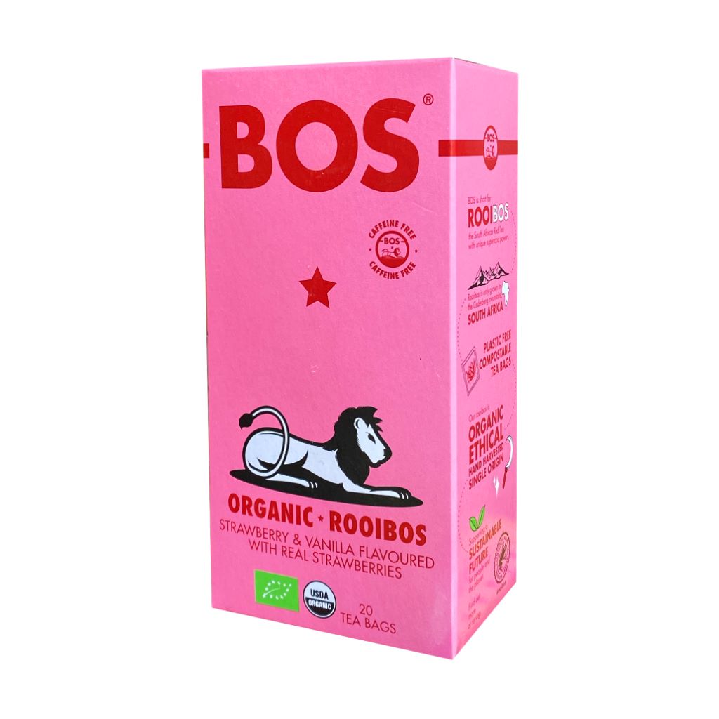BOS – Erbeer & Vanille Bio Rooibos Tee